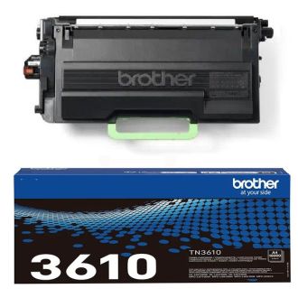 Toner d'origine Brother TN3610 - noir