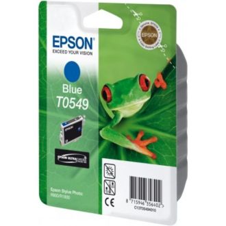 Cartouche d'origine Epson C13T05494010 / T0549 - bleue