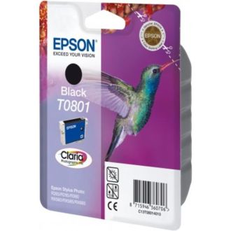 Cartouche d'origine Epson C13T08014011 / T0801 - noire