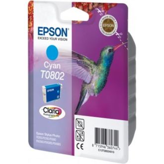 Cartouche d'origine Epson C13T08024011 / T0802 - cyan