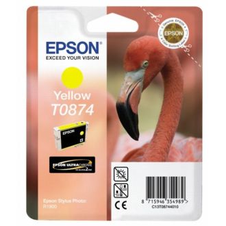 Cartouche d'origine Epson C13T08744010 / T0874 - jaune