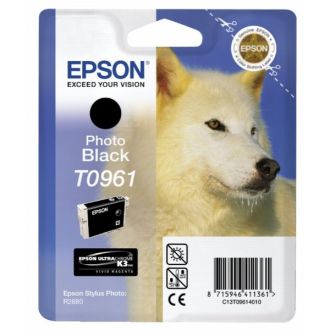 Cartouche d'origine Epson C13T09614010 / T0961 - noire