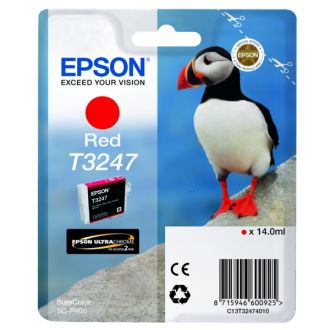 Cartouche d'origine Epson C13T32474010 / T3247 - rouge