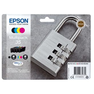 Cartouches d'origines Epson C13T35864010 / 35 - multipack 4 couleurs : noire, cyan, magenta, jaune