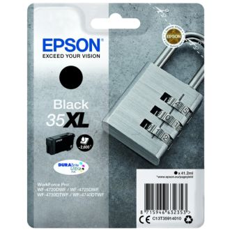 Cartouche d'origine Epson C13T35914010 / 35XL - noire