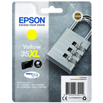 Cartouche d'origine Epson C13T35944010 / 35XL - jaune