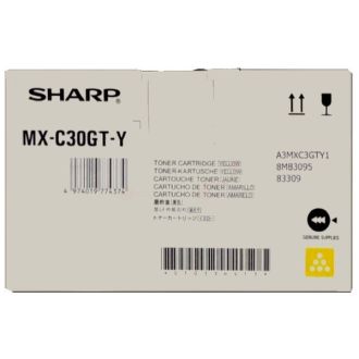 Toner d'origine Sharp MXC30GTY - jaune