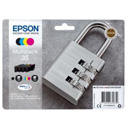 Cartouches d'origines Epson C13T35864020 / 35 - multipack 4 couleurs : noire, cyan, magenta, jaune