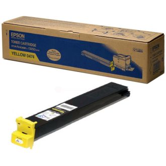 Toner d'origine Epson C13S050474 / 0474 - jaune