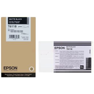 Cartouche d'origine Epson C13T611800 / T6118 - noire