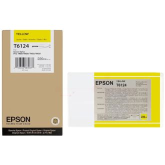 Cartouche d'origine Epson C13T612400 / T6124 - jaune